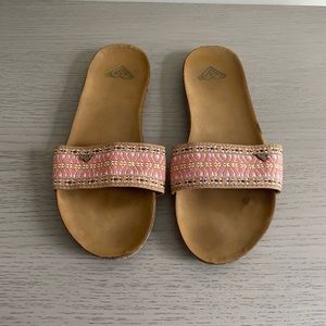 Roxy Woven Slides